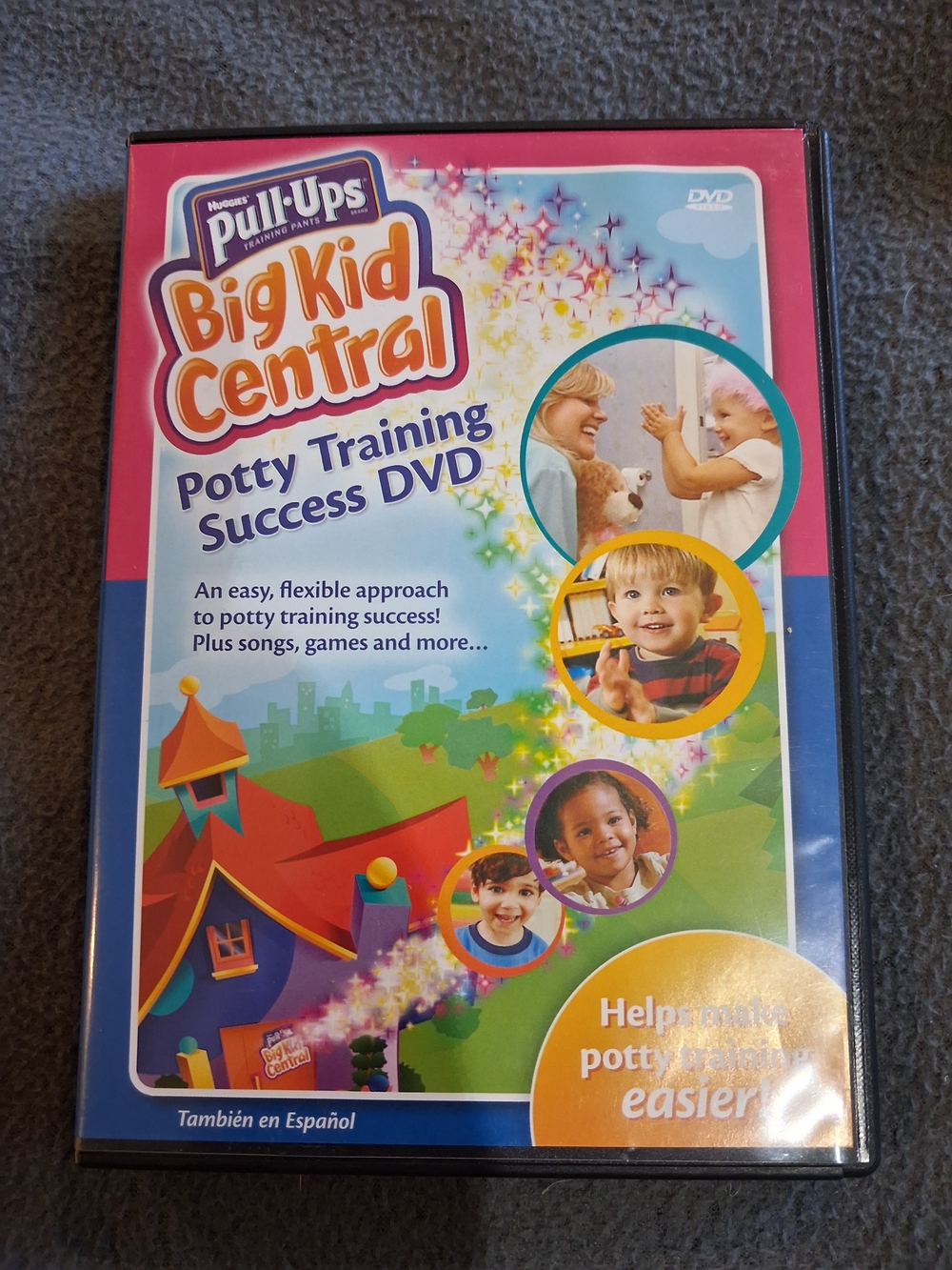 Big Kid Central Potty Training Success DVD - Pink/Blue